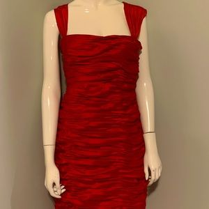 Stunning Red Aidan Maddox dress, never worn!